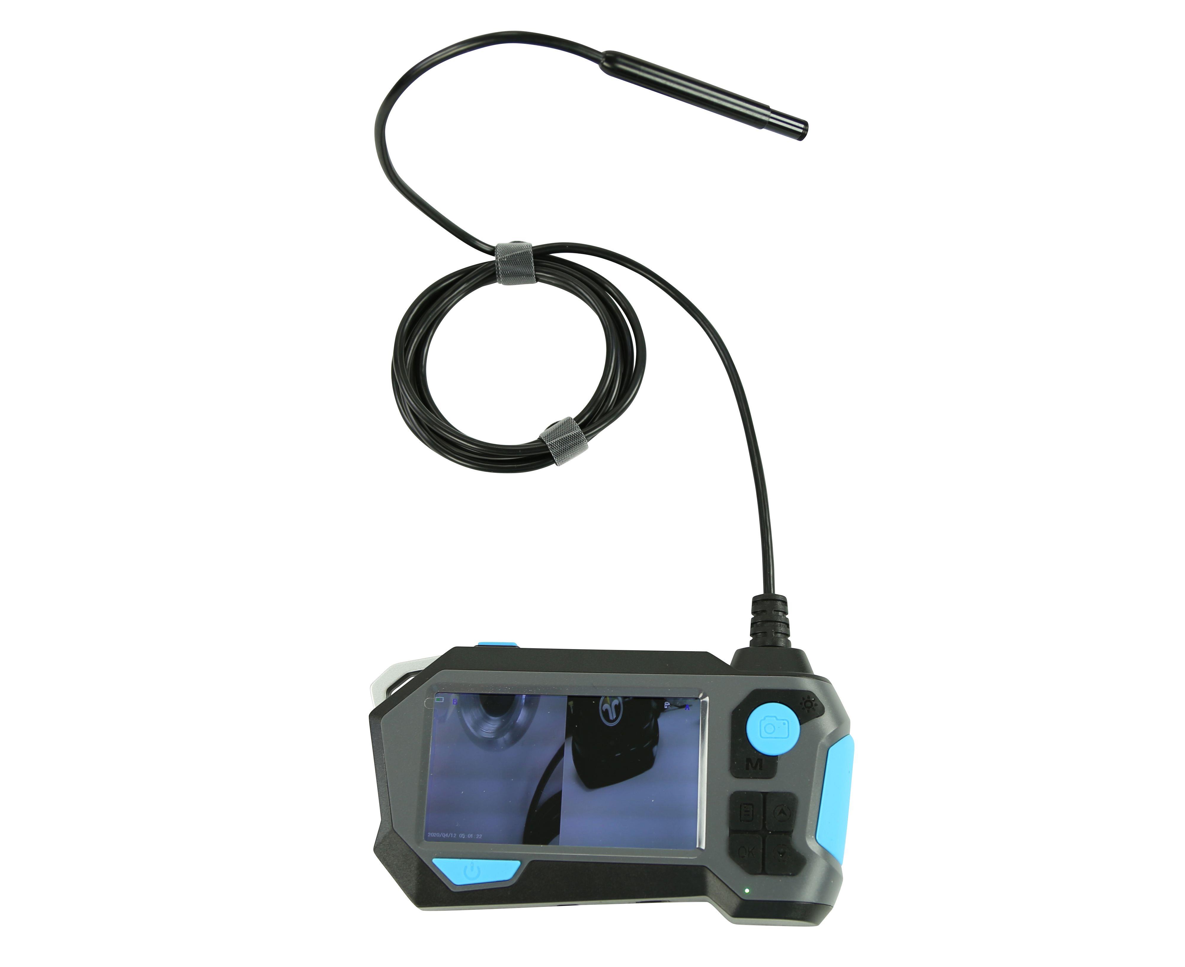 HD Endoscope with Dual Lens and 360° Rotation