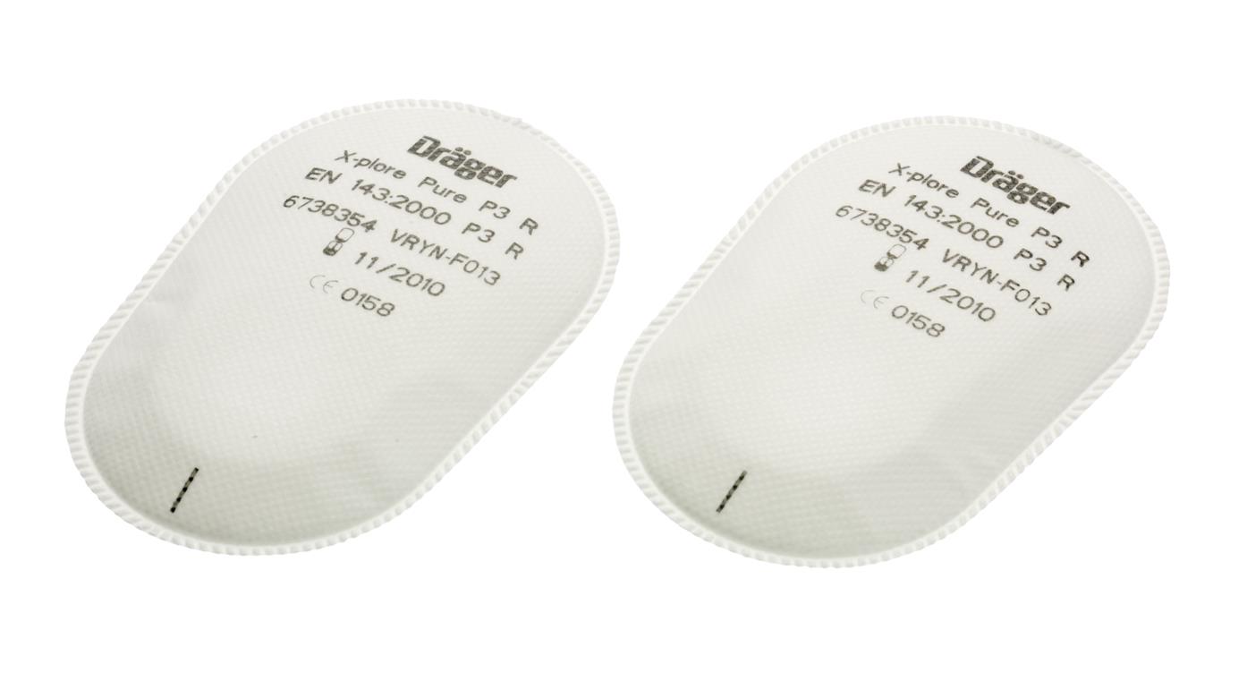 Dräger Dust Protection Filter P3 R for X-plore 3300 (1 Pair)