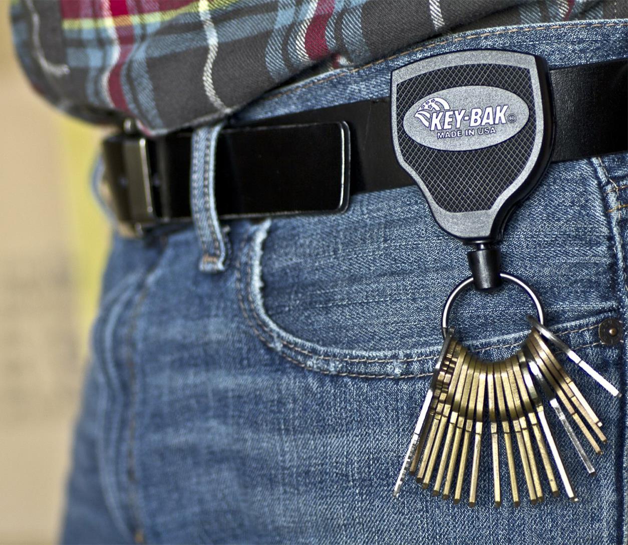 Rieffel Key-Bak Schlüsselanhänger mit Gürtelclip, Anhänger gross