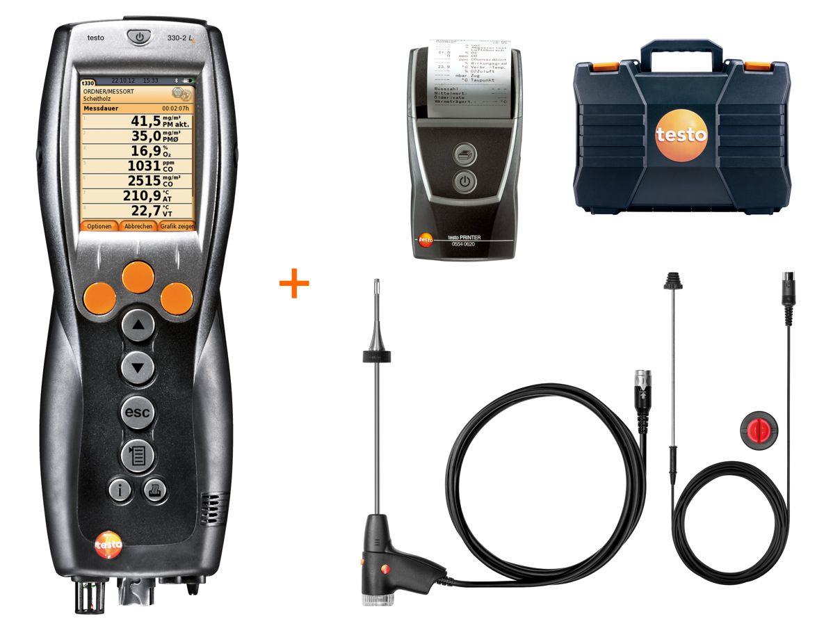 testo 330-2 LL Abgasmessgerät - Heizungsbau-Set